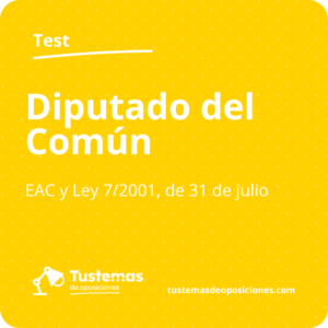 Test del Diputado del Común Estatuto de Autonomía de Canarias